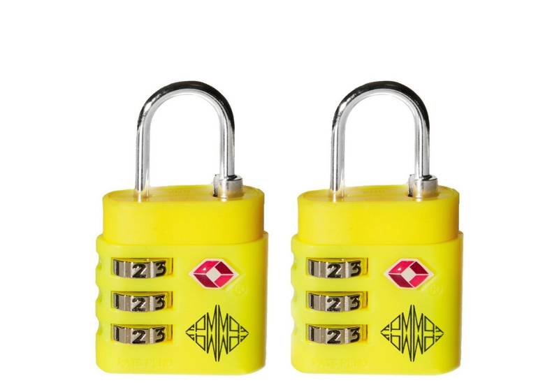 FPM Vorhängeschloss Bank S Accessories Padloccks - TSA Schlösser (Paar) (Laser Lemon) von FPM