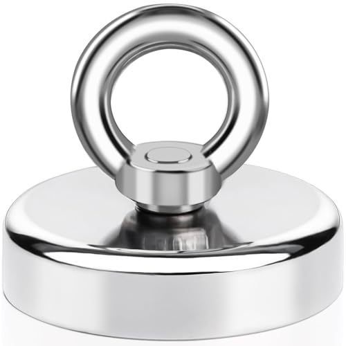 Magnet Stark Neodym Magnete Extra Stark Magnetfischen, 60 mm Super Starker Angelmagnet mit Loch für Zuhause, Werkstatt,Teichbergung, zum Magnetfischen in Seen,Rasen,Ozean 1 Stück Magnet Stark Neodym Magnete Extra Stark Magnetfischen, 60 mm Super Starker Angelmagnet mit Loch für Zuhause, Werkstatt,Teichbergung, zum Magnetfischen in Seen,Rasen,Ozean 1 Stück von FPMYB
