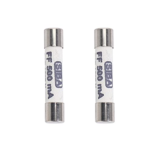 FPT 2X 1000V 500mA 6,3 x 32 mm Weisse Keramik Sicherung fuer Multimeter von Geakv