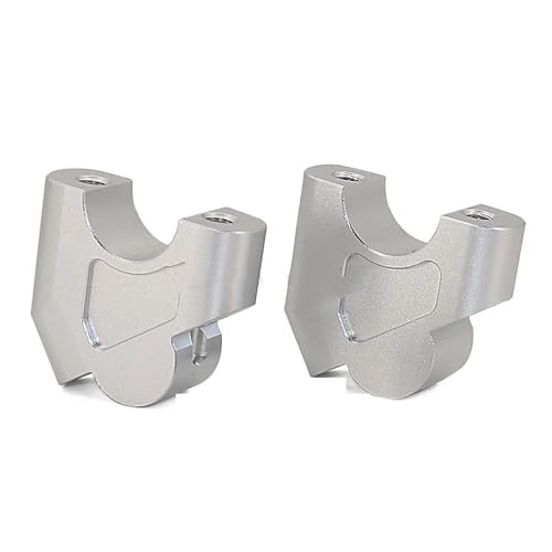 TNVYRFS Für CB500X 2020 CB 500 X Motorrad Lenker Riser 28MM Drag Griff Bar Clamp Verlängern Adapter Motorrad Lenkererhöhungen LenkererhöHung(Silver) von FPWPDGDZK