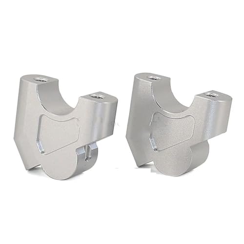 TNVYRFS Für CB500X 2020 CB 500 X Motorrad Lenker Riser 28MM Drag Griff Bar Clamp Verlängern Adapter Motorrad Lenkererhöhungen LenkererhöHung(Silver) von FPWPDGDZK