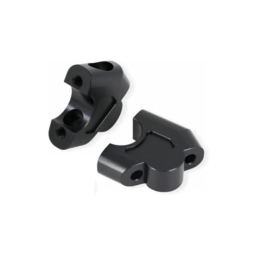 TNVYRFS Für CB500X 2022-2023 Lenker Riser Clamp Motorrad Aluminium Zubehör Motorrad Lenkererhöhungen LenkererhöHung(Zwart) von FPWPDGDZK