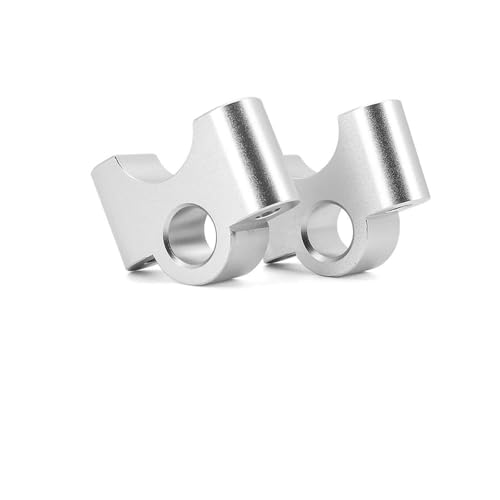 TNVYRFS Für R 1250 RT Für R1250RT 2021 2022 - Motorrad Drag Lenker Riser Clamp Bahre Verlängerung Adapter Lift Lenker 35 MM Motorrad Lenkererhöhungen LenkererhöHung(Silver) von FPWPDGDZK