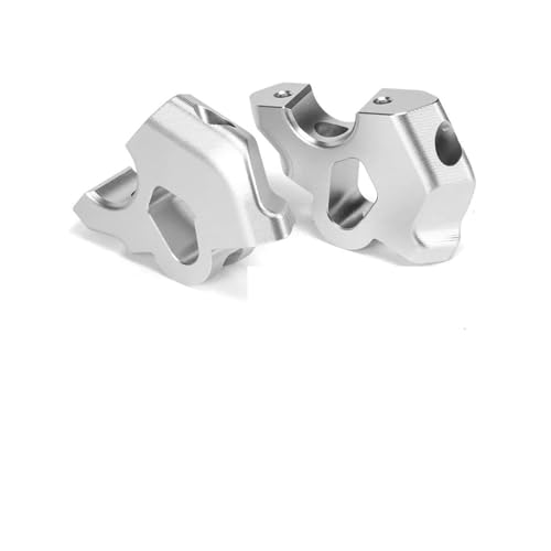 TNVYRFS Für R1300GS R 1300 GS 2024-Lenkererhöhungsadapter Für Motorradlenkererhöhung Motorrad Lenkererhöhungen LenkererhöHung(Silver) von FPWPDGDZK