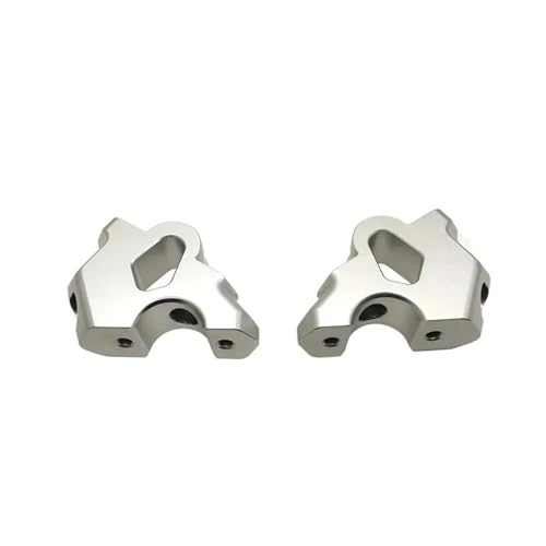 TNVYRFS Für R1300GS R 1300GS GS1300 Für ADV Für Abenteuer 2023 2024 Motorrad Lenker Riser Erhöhung Clamp Montieren Motorrad Lenkererhöhungen LenkererhöHung(Silver) von FPWPDGDZK