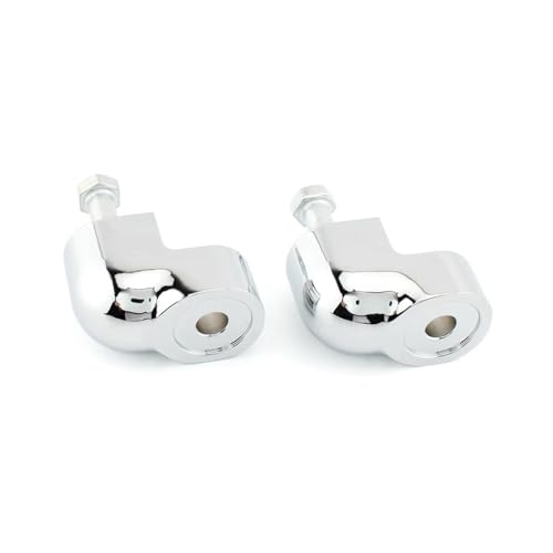 TNVYRFS Für VTX1300C 2004-2009 1 Paar Chrom Motorrad Lenker Clamp Riser Bar Motorrad Lenkererhöhungen LenkererhöHung TNVYRFS Für VTX1300C 2004-2009 1 Paar Chrom Motorrad Lenker Clamp Riser Bar Motorrad Lenkererhöhungen LenkererhöHung von FPWPDGDZK