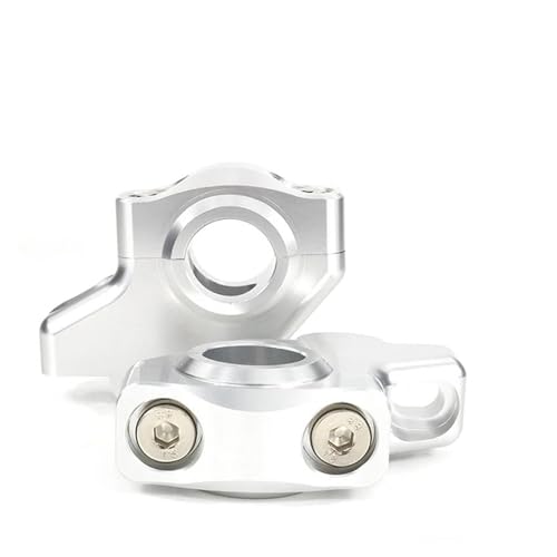 TNVYRFS Für WR250F 2003 2004 2005 2006 WR 250F 22mm 7/8 "CNC Motorrad Offset Lenker Montage Steigleitungen Verlängern Bewegt Motorrad Lenkererhöhungen LenkererhöHung(Silver) von FPWPDGDZK