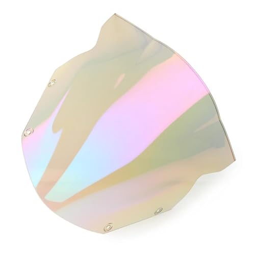 TNVYRFS Motorrad Deflektor Spoiler Für ER6F ER6R 2009 2010 2011 ER-6R ER-6F 09 10 11Motorrad Windschutz Windschutz ABS Winddicht Schild Motorrad Wind Schild(Light Iridium) von FPWPDGDZK