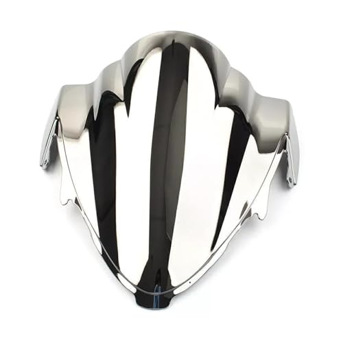 TNVYRFS Motorrad Deflektor Spoiler Für Suzuki Für Hayabusa Für GSXR1300 2021-2024 Double Bubble Windschutzscheibe Windschutzscheibe Schild ABS Motorrad Wind Schild(Silver) von FPWPDGDZK