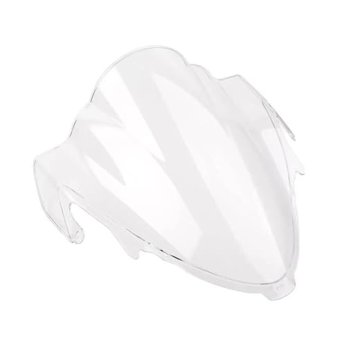 TNVYRFS Motorrad Deflektor Spoiler Für Suzuki Für Hayabusa Für GSXR1300 2021-2024 Double Bubble Windschutzscheibe Windschutzscheibe Schild ABS Motorrad Wind Schild(Wit) von FPWPDGDZK