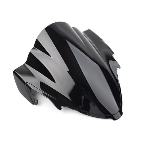 TNVYRFS Motorrad Deflektor Spoiler Für Suzuki Für Hayabusa Für GSXR1300 2021-2024 Double Bubble Windschutzscheibe Windschutzscheibe Schild ABS Motorrad Wind Schild(Zwart) von FPWPDGDZK