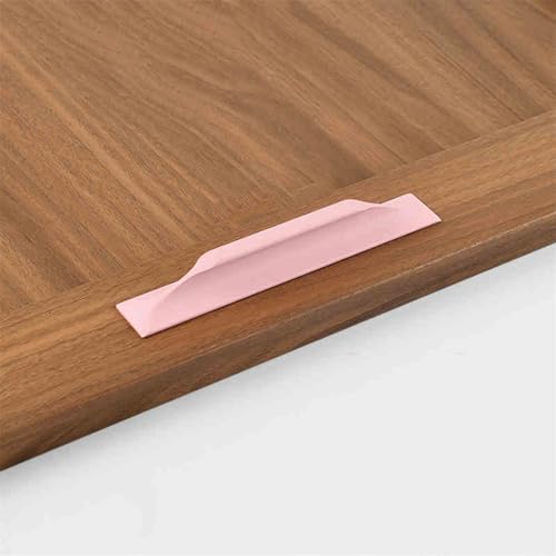 FQFLXY6589 2 Stück Schubladengriff Bunte Griffe für das Kinderzimmer Möbelgriffe Aluminium-Legierung Türgriff selbstklebend Schrankgriffe für Küchenschränke,Kleiderschrank,Tür (150mm,Rosa) von FQFLXY6589
