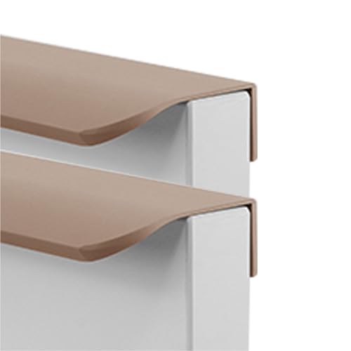FQFLXY6589 2 Stück Versteckter Türgriff Rechter Winkel Schrankgriffe Möbelgriffe,Unsichtbare Schubladengriff für Küchenschränke,Kleiderschrank,Tür,Schubladen,Aluminiumlegierungsgriff (80mm,Braun) FQFLXY6589 2 Stück Versteckter Türgriff Rechter Winkel Schrankgriffe Möbelgriffe,Unsichtbare Schubladengriff für Küchenschränke,Kleiderschrank,Tür,Schubladen,Aluminiumlegierungsgriff (80mm,Braun) von FQFLXY6589
