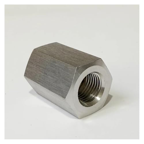 1/8" BSPP To M10x1 Female 304 Stainless Steel High Pressure Hex Coupling Pipe Fitting Connector von FQHIDMOMX