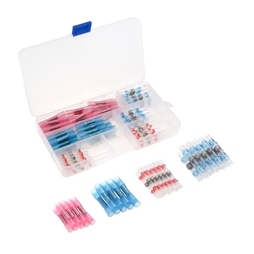 100Pcs Heat Shrink Waterproof Electrical Wire Butt Connectors Splice Cable Crimp Terminals + Soldering Connectors kit 100Pcs Heat Shrink Waterproof Electrical Wire Butt Connectors Splice Cable Crimp Terminals + Soldering Connectors kit von FQHIDMOMX