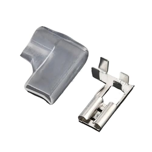 100Sets(200pcs) 4.8 Female flag-shaped With Jacket Crimp Splice Terminals Wiring Spring Cold Pressed Wire Cable Connector von FQHIDMOMX