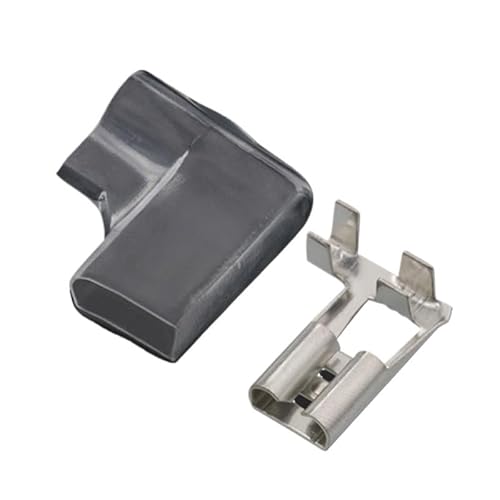 100Sets(200pcs) 6.3 Female flag-shaped With Jacket Crimp Splice Terminals Wiring Spring Cold Pressed Wire Cable Connector von FQHIDMOMX