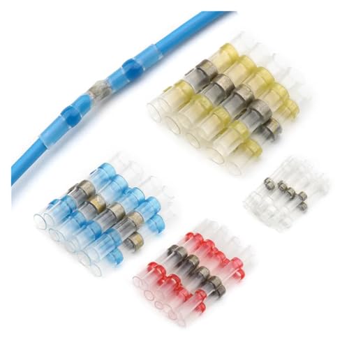100pcs/set 4 Sizes Solder Sleeve Heat Shrink Butt Terminals Cable Wire Splice Connectors Insulated AWG 26-10 100pcs/set 4 Sizes Solder Sleeve Heat Shrink Butt Terminals Cable Wire Splice Connectors Insulated AWG 26-10 von FQHIDMOMX