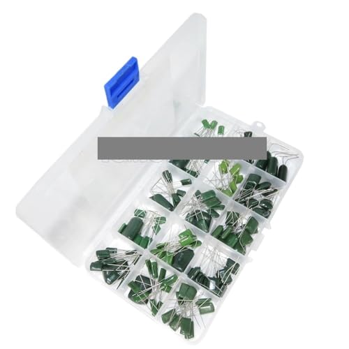 150PCS 15 Values Polyester Film Capacitor Assortment Box Kit 0.33NF 2A331J 470NF 2A474J 2A102J 2A393J 2A474J 2A821J each 10PCS 150PCS 15 Values Polyester Film Capacitor Assortment Box Kit 0.33NF 2A331J 470NF 2A474J 2A102J 2A393J 2A474J 2A821J each 10PCS von FQHIDMOMX