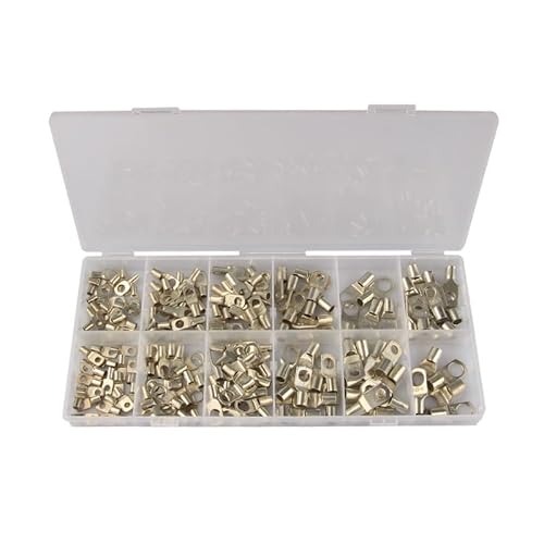 170Pcs Terminals Tinned Copper Lug Ring Seal Wire Connector Battery Terminal Crimped Soldered Terminal SC10-6 SC16-8 SC25-8 170Pcs Terminals Tinned Copper Lug Ring Seal Wire Connector Battery Terminal Crimped Soldered Terminal SC10-6 SC16-8 SC25-8 von FQHIDMOMX