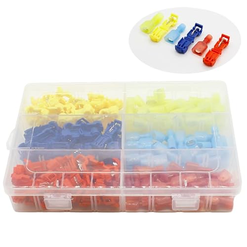 180pcs 90pairs Quick Cable Connector Snap Lock Wire Terminal Crimp T-Tap Wire Connector Assortment Kit 180pcs 90pairs Quick Cable Connector Snap Lock Wire Terminal Crimp T-Tap Wire Connector Assortment Kit von FQHIDMOMX