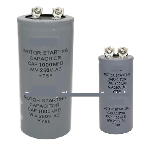 1pc electronic starter starting capacitor screw with terminal MFD 250V100UF 60X35MM von FQHIDMOMX