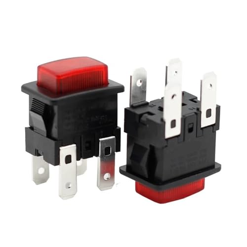1pc red button 4 pin terminals rocker switch 1pc red button 4 pin terminals rocker switch von FQHIDMOMX