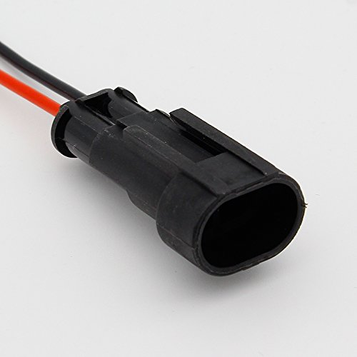2 Pin Way Sealed Waterproof Electrical Wire Connector Set auto connectors with cable von FQHIDMOMX