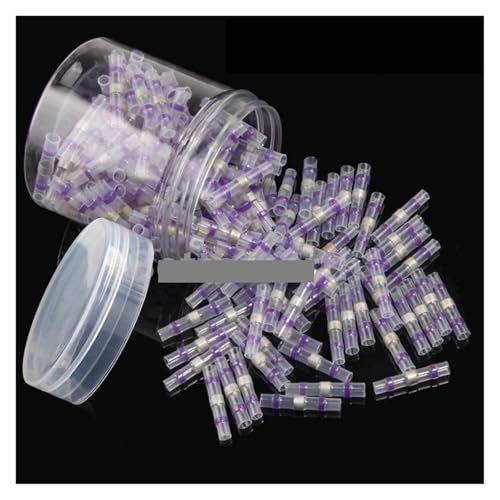 200Pcs Solder Seal Wire Connector, Seal Heat Shrink Butt Connectors Terminals Electrical Insulated Marine Automotive von FQHIDMOMX