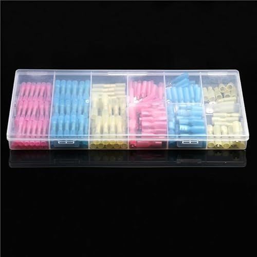 200pcs Insulated Heat Shrink Terminals Connectors Butt Electrical Cable Wire Connector Crimping Terminals Kit AWG 22-10 200pcs Insulated Heat Shrink Terminals Connectors Butt Electrical Cable Wire Connector Crimping Terminals Kit AWG 22-10 von FQHIDMOMX