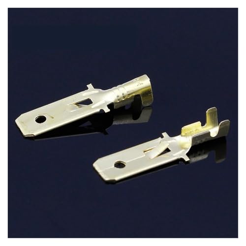 20pcs/lot 6.3mm Copper Male Wire Splice Crimp Terminal L15 Spade Connector von FQHIDMOMX