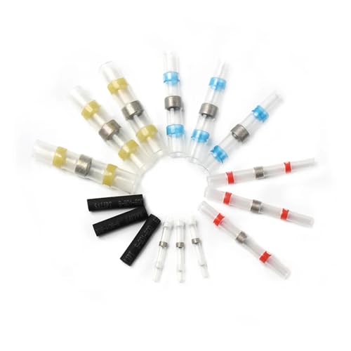 250PCS Assorted Solder Sleeve Heat Shrink Butt Wire Connectors Wire Splice Terminals Soldering Connectors Set von FQHIDMOMX