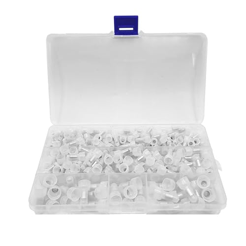 250pcs Closed End Crimp Connectors 22-16 16-14 12-10 AWG Insulated Closed End Wire Crimp Cap Terminal Connectors CE1 CE2 CE5 von FQHIDMOMX