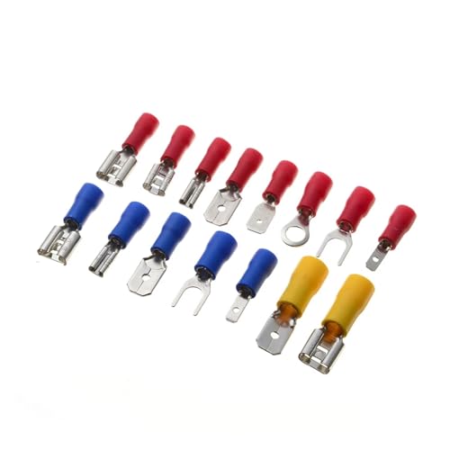 280Pcs Cold-Pressed Terminal Wire Cable Connector Insulated Butt Terminal Connector Set Crimping Tool Blue/Red/Yellow 280Pcs Cold-Pressed Terminal Wire Cable Connector Insulated Butt Terminal Connector Set Crimping Tool Blue/Red/Yellow von FQHIDMOMX