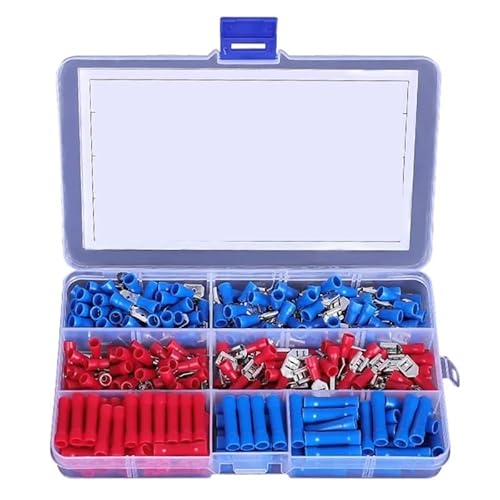 300Pcs Insulated Wire Cable Crimp Connectors Crimp Terminals Electrical Connectors Cold-Pressed Wire Terminals Enduring 300Pcs Insulated Wire Cable Crimp Connectors Crimp Terminals Electrical Connectors Cold-Pressed Wire Terminals Enduring von FQHIDMOMX