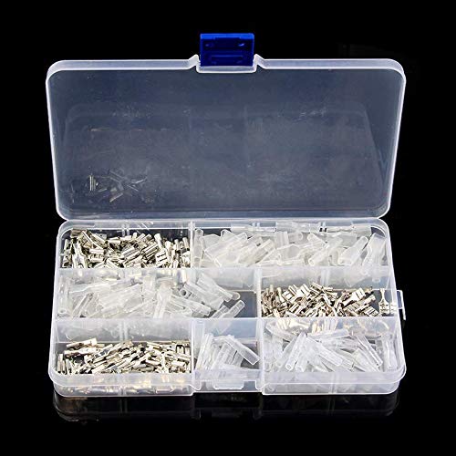 300pcs 6.3mm 4.8mm 2.8mm Spring Female Insulated Spade Crimp Terminal Electrical Wire Connectors Cold Press Terminal Assorted 300pcs 6.3mm 4.8mm 2.8mm Spring Female Insulated Spade Crimp Terminal Electrical Wire Connectors Cold Press Terminal Assorted von FQHIDMOMX