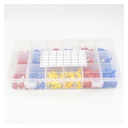 360pcs Assorted Full Insulated Fork U-type Set Terminals Connectors Assortment Kit Electrical Crimp Spade Ring 360pcs Assorted Full Insulated Fork U-type Set Terminals Connectors Assortment Kit Electrical Crimp Spade Ring von FQHIDMOMX
