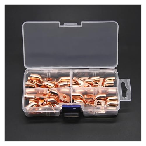 40pcs 8&6AWG 5/16" 3/8" Copper Ring Battery Crimp Terminals Connector Cable Lugs Eyelet 16mm Electrical Supplies Bolt Hole von FQHIDMOMX