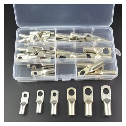 40pcs JG Bolt Hole Tinned Copper Cable lugs Battery Terminals set Wire terminals connector von FQHIDMOMX