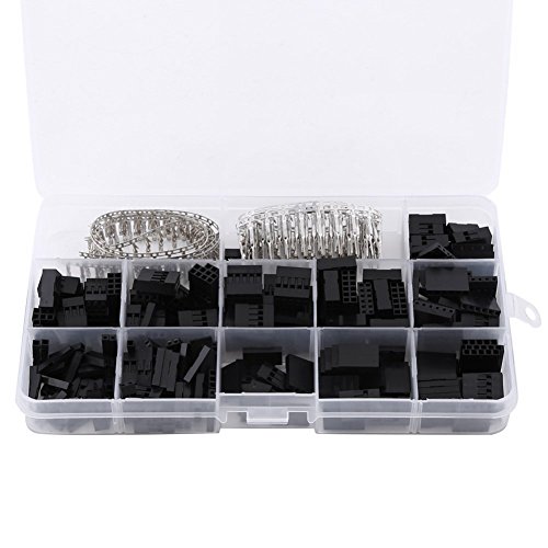 420pcs Male Crimp Pins+Female Pin Connectors Pitch 2.54mm Terminals Set Wire Cable Jumper Pin Header Connector Housing Kit 420pcs Male Crimp Pins+Female Pin Connectors Pitch 2.54mm Terminals Set Wire Cable Jumper Pin Header Connector Housing Kit von FQHIDMOMX