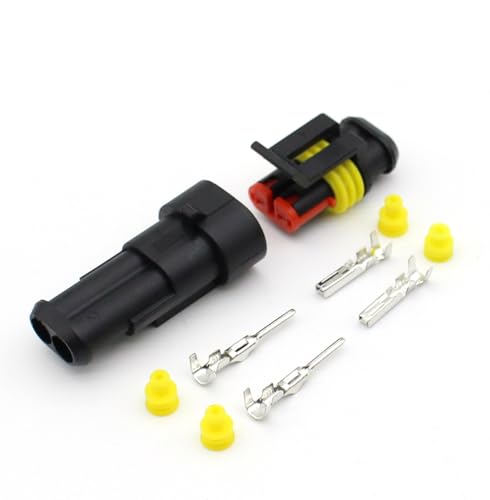 5 sets Kit 2 Pin Way Waterproof Electrical Wire Connector car part 1.5mm Connectors,DJ7021-1.5 Waterproof Electrical Wire von FQHIDMOMX