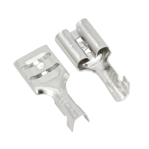 50 PCS 6.3MM Spring Terminal Cold Junction Can Be Equipped With Insulated Jacket Coppe DJ622-D6.3 Terminal 50 PCS 6.3MM Spring Terminal Cold Junction Can Be Equipped With Insulated Jacket Coppe DJ622-D6.3 Terminal von FQHIDMOMX