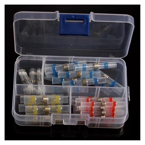 50Pcs Mixed Butt Heat Shrink Seal Crimp Terminals Splice Wire Connectors 26-10 AWG von FQHIDMOMX