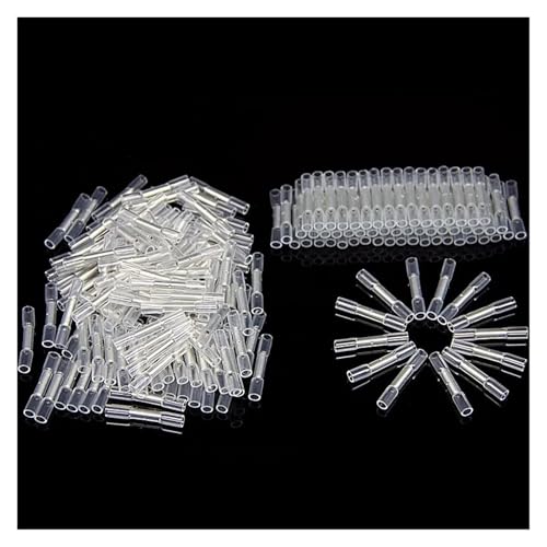 50Pcs White AWG26-24 Heat Shrink Insulated Electrical Wire Crimp Terminals Cable Wire Splice Connectors Kit von FQHIDMOMX