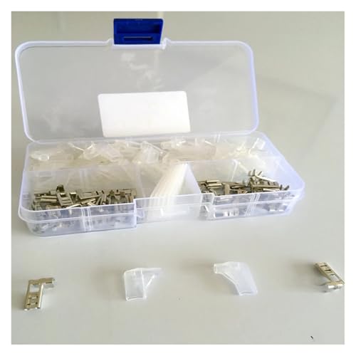 50X 4.8mm Female Right Angle Spade Brass Terminal Connector+ Insulate Case terminal kit von FQHIDMOMX