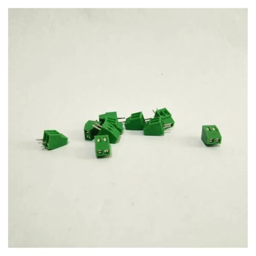 50pcs 2 Poles/2 Pin 2.54mm/0.1" Pitch PCB Screw Terminal Block Connector von FQHIDMOMX
