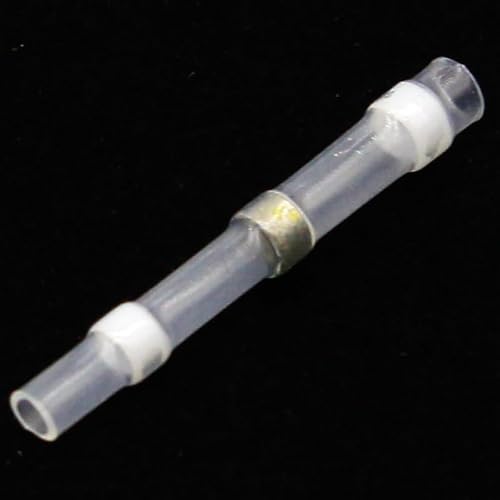50pcs Seal Heat Shrink Butt Wire Connectors Terminals AWG26-24 White Solder Sleeve Waterproof von FQHIDMOMX