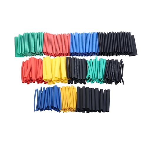 530pcs Heat Shrink Tubing Insulation Shrinkable Tubes Assortment Electronic Polyolefin Wire Cable Sleeve Kit Heat Shrink Tubes von FQHIDMOMX