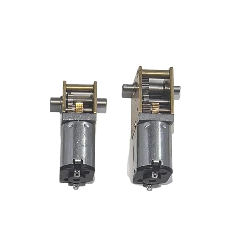 DC 1.5V 3.7V 5V Slow Speed Turbine Worm N20 Full Metal Gearbox Gear electronic starter Dual Axis Self-locking A von FQHIDMOMX