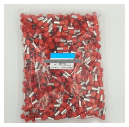 E16-12 500pcs/lot color copper ferrule crimp terminal Cord End Insulated Terminals von FQHIDMOMX